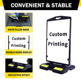 Wind SignBoard with Water Filled Base - Detail | Besea Cone