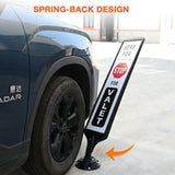 2-Pack 112 cm Spring-Back Parking Sign Stands - product view 3