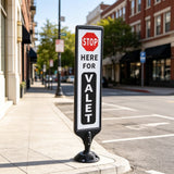 2-Pack 112 cm Spring-Back Parking Sign Stands - product view 5