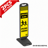 DH-VB-16X2-SDCP-NL | CHILDREN PLAYING | Heavy Duty Rubber Base | NL-Dutch