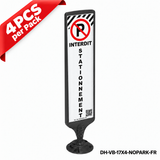 DH-VB-17X4-NOPARK-FR | NO PARKING | Surface Mount Fixed Base | FR-Français