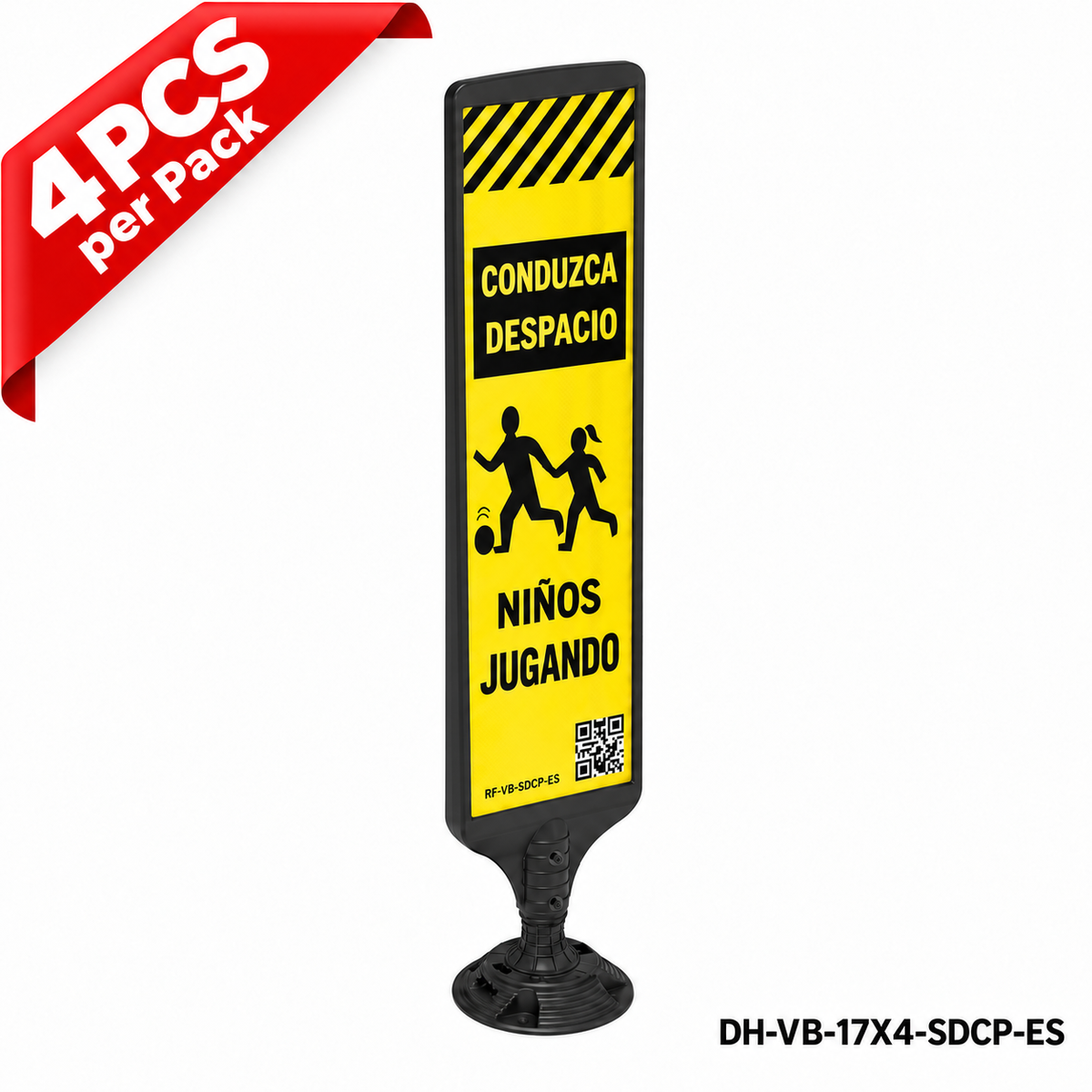 DH-VB-17X4-SDCP-ES | CHILDREN PLAYING | Surface Mount Fixed Base | ES-Español