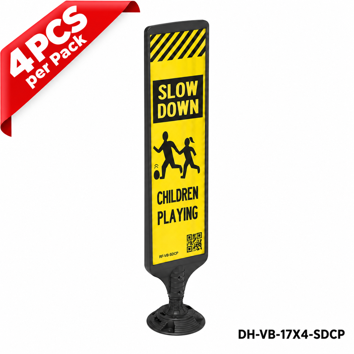DH-VB-17X4-SDCP | CHILDREN PLAYING | Surface Mount Fixed Base | English