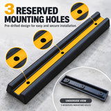Rubber Bumper Guard with Yellow Reflective Strip