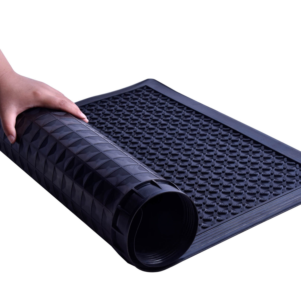 Rubber Scraper Mat - Top View | Besea Cone