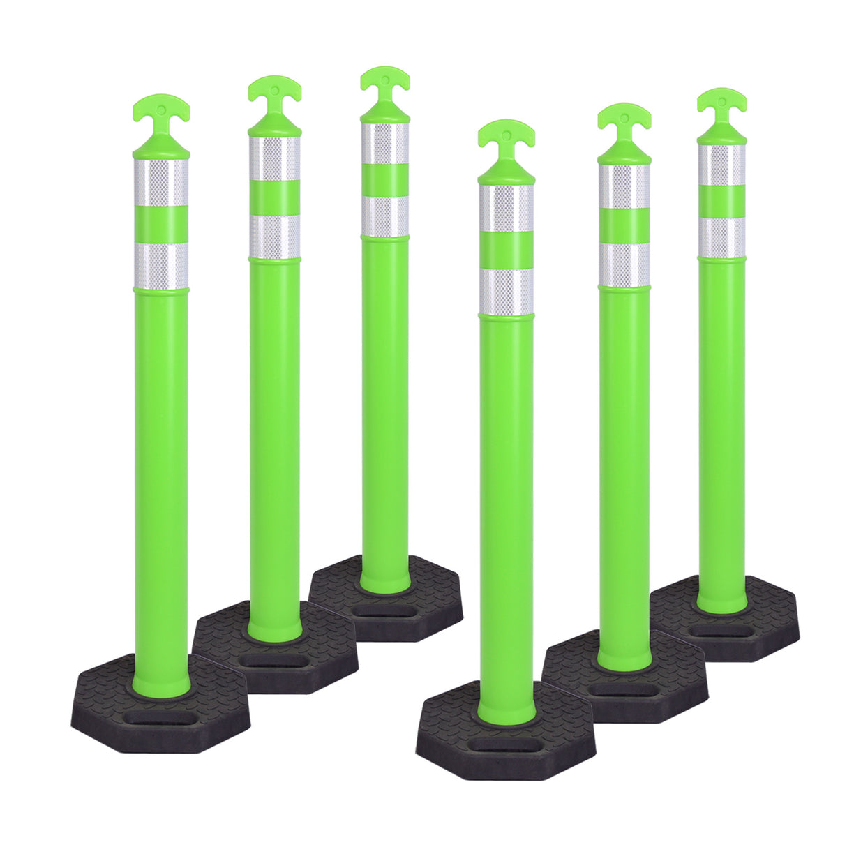 6PCS T-Top Delineator Post with Rubber /Water Filled Base , - View 23 | Besea Cone