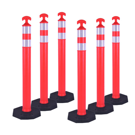 6PCS T-Top Delineator Post with Rubber /Water Filled Base , - Main Product Image | Besea Cone