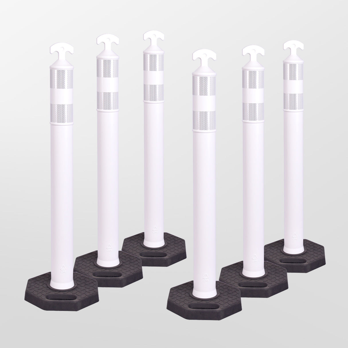 6PCS T-Top Delineator Post with Rubber /Water Filled Base , - View 21 | Besea Cone