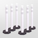 6PCS T-Top Delineator Post with Rubber /Water Filled Base , - View 21 | Besea Cone