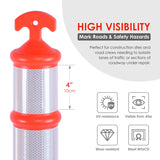 6PCS T-Top Delineator Post with Rubber /Water Filled Base , - Close-Up | Besea Cone