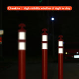 6PCS T-Top Delineator Post with Rubber /Water Filled Base , - Installation | Besea Cone