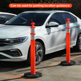 6PCS T-Top Delineator Post with Rubber /Water Filled Base , - Top View | Besea Cone