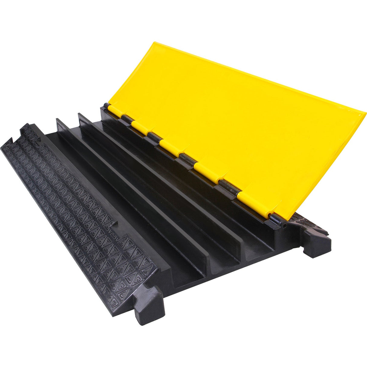 2,3,5-Channel Rubber Cable Protector Ramp with Extra Anti - Top View | Besea Cone