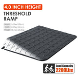 Rubber Doorway Wheelchair Ramp Height 1 to 10 CM - Installation | Besea Cone