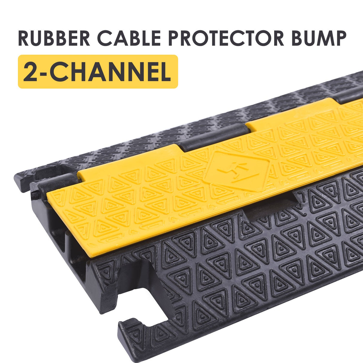 2,3,5-Channel Rubber Cable Protector Ramp with Extra Anti - Close-Up | Besea Cone