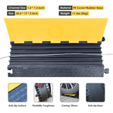 2,3,5-Channel Rubber Cable Protector Ramp with Extra Anti - In Use | Besea Cone