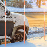117 CM Fiberglass Snow Stakes x 50PCS - In Use | Oranlite Europe