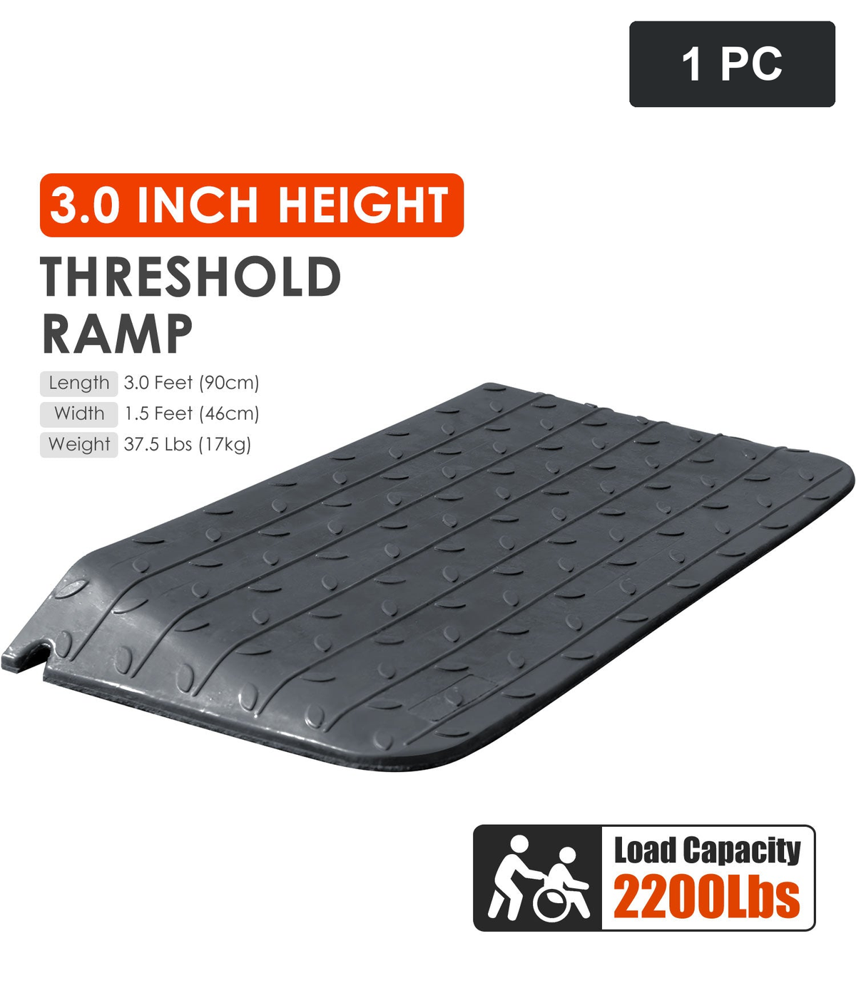 TH-TR-5X1 | 8 CM Rise | Pack quantity: 1 PC