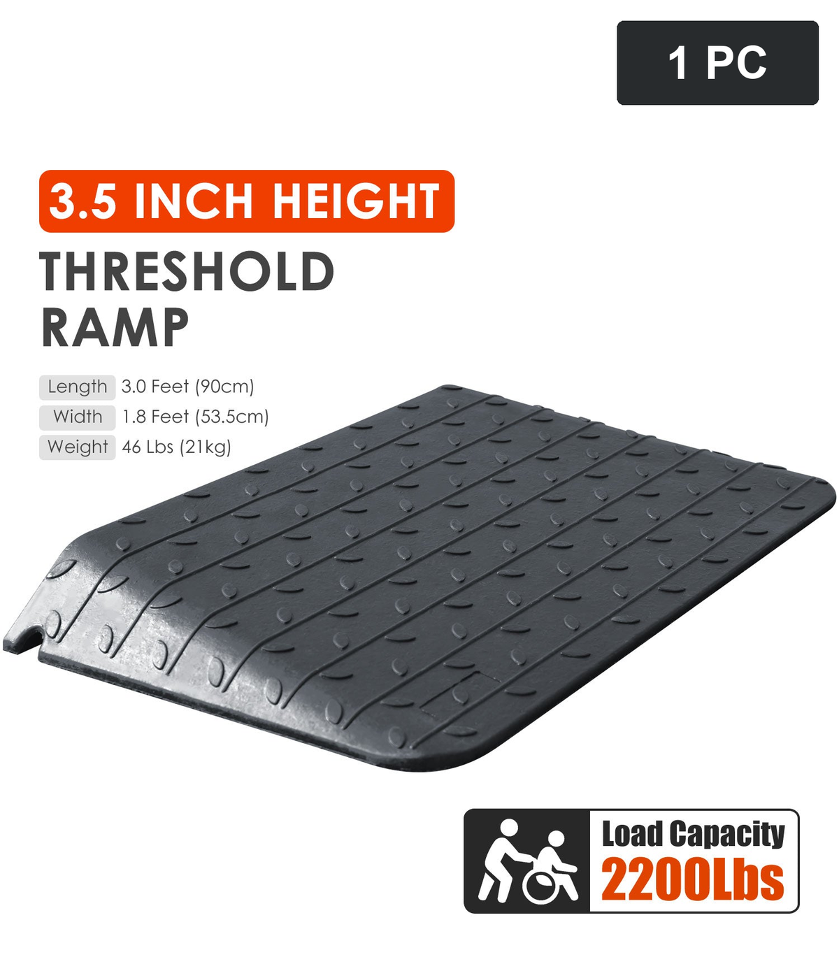 TH-TR-6X1 | 9 CM Rise | Pack quantity: 1 PC