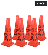 DH-ATC-70-O1x6 | DO NOT ENTER / ORANGE COLOR / 70 CM / 6PCS | Pack quantity: 6 PCS