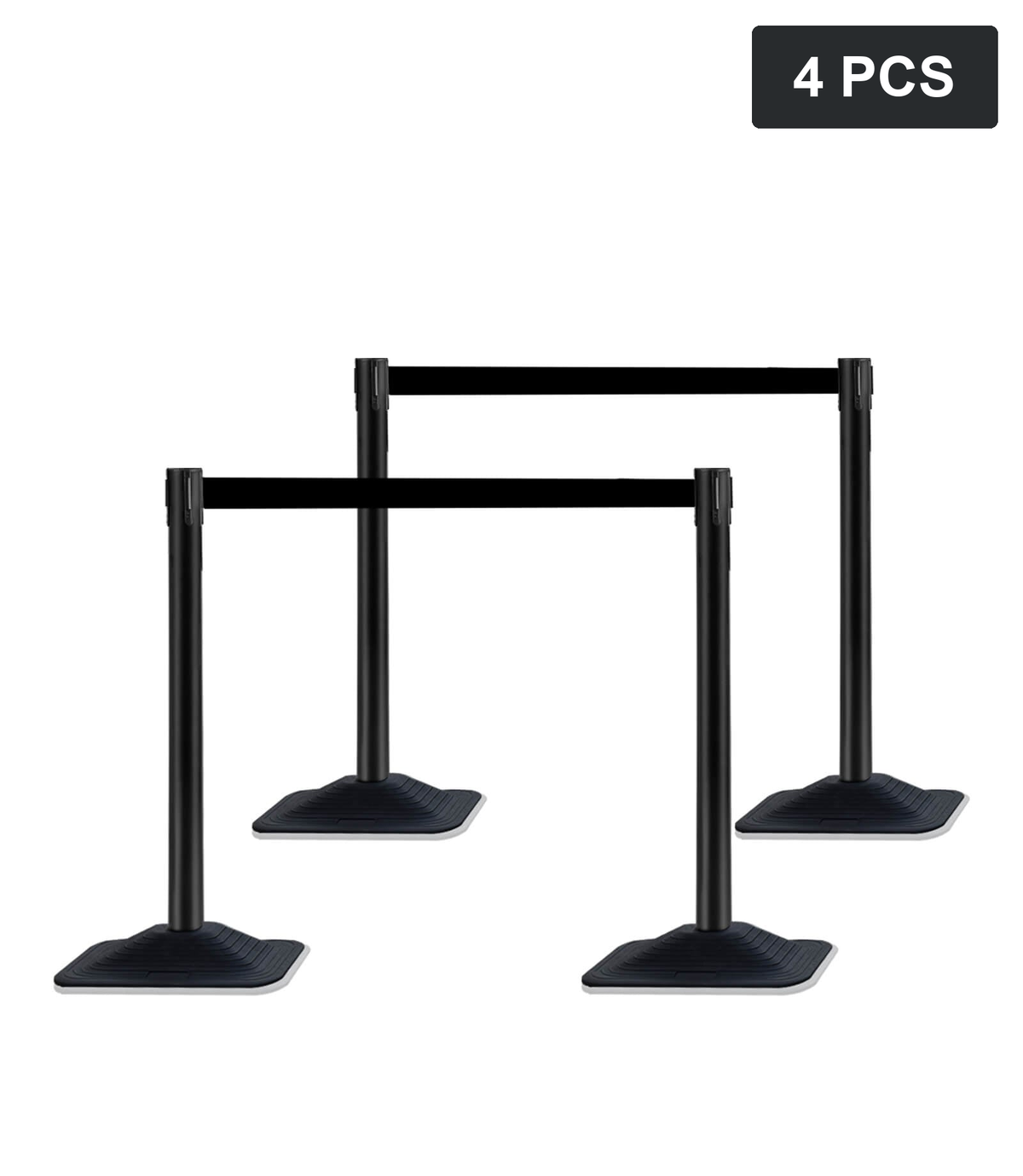 BS-PRBB-11BX4 | 黑色 / Space Save Heavy Base 4PCS | Pack quantity: 4 PCS