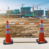 Retractable Traffic Cone Bars - Close-Up | Oranlite Europe