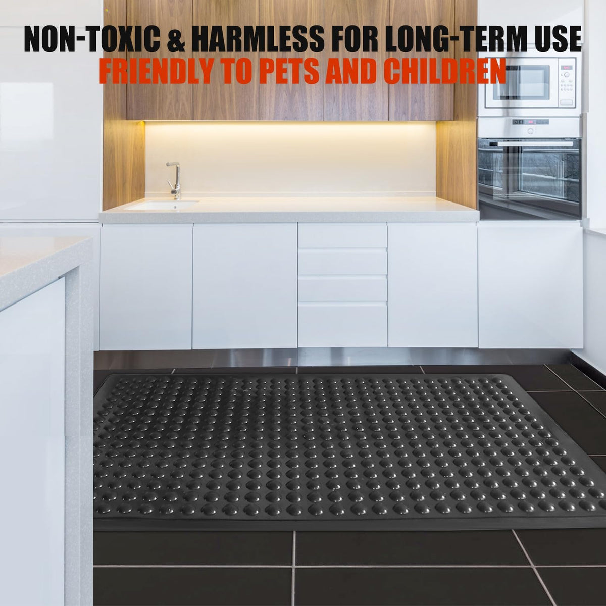 Rubber Dubble Anti-Fatigue Workplace Mat - Top View | Oranlite Europe
